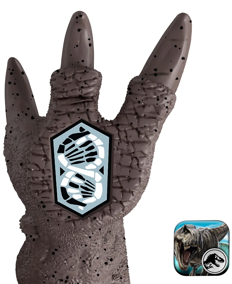 Jurassic World Rebirth Launch 'N Battle Vehicle with 1 Human and 1 Raptor Figure