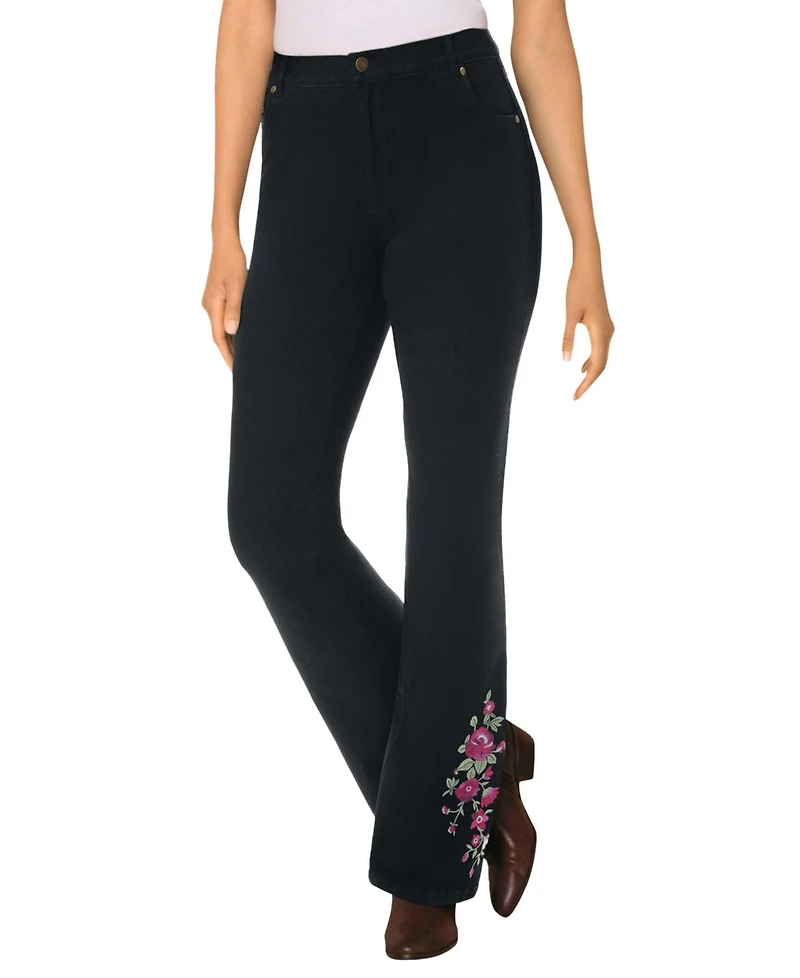 Woman Within Plus Bootcut Stretch Denim Jean