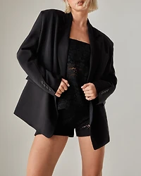 Nasty Gal Women's Bandeau Lace Tailored Top