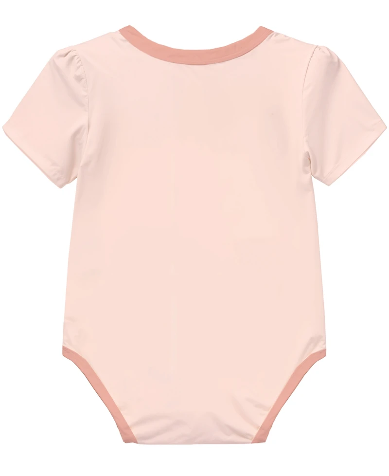 Disney Baby Girls 3-Piece Minnie Mouse Print Sweatshirt, Bodysuit and Pants Set