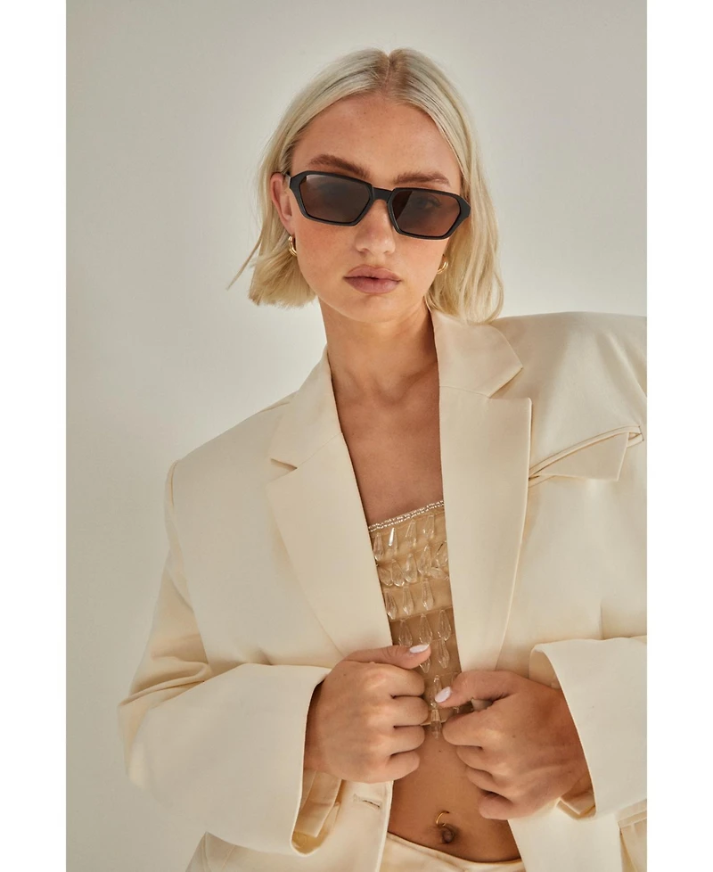 Nasty Gal Women's Twill Oversized Tailored Blazer