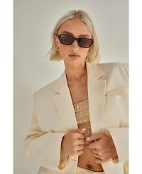 Nasty Gal Women's Twill Oversized Tailored Blazer