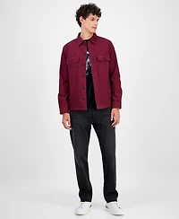 Hugo By Boss Men's Cotton Twill Oversized Shirt