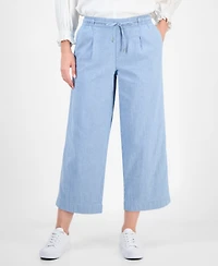 Nautica Jeans Women's Cotton Mid-Rise Ankle Pants