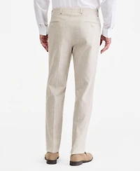 Michael Kors Men's Classic-Fit Tan Texture Suit Separate Pants