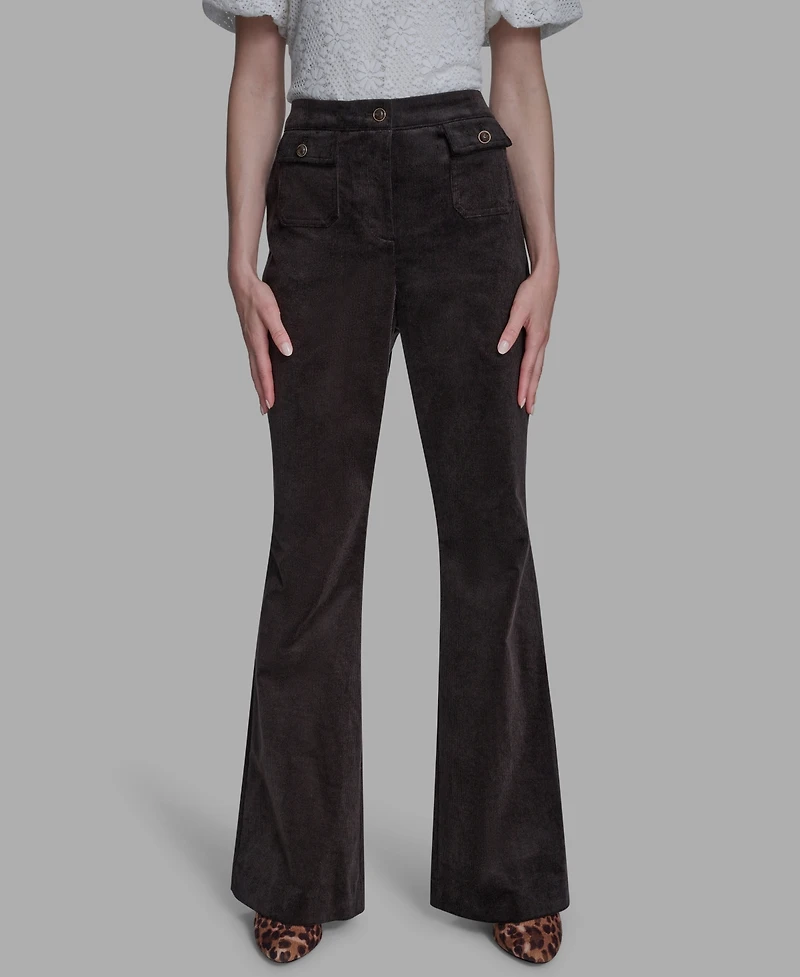 Bcbg Women's Wide Leg Corduroy Pants