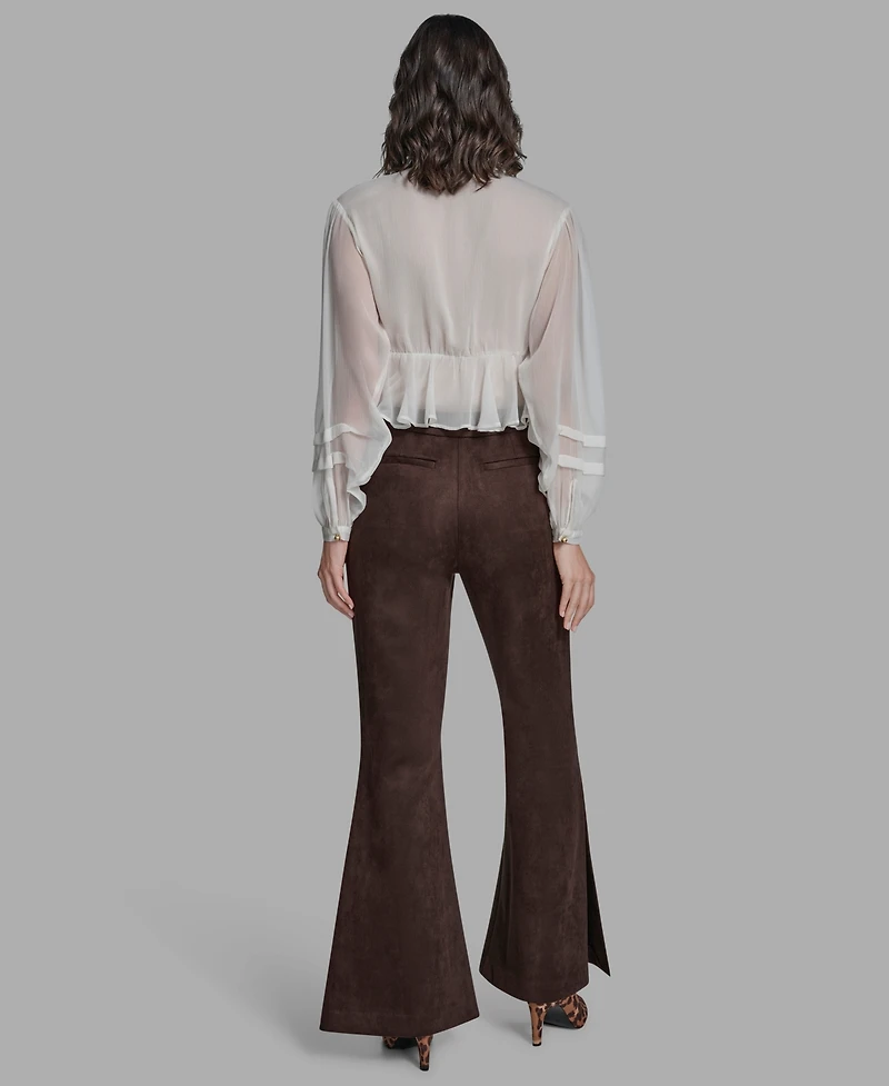 Bcbg Women's Pinstripe High Rise Pants