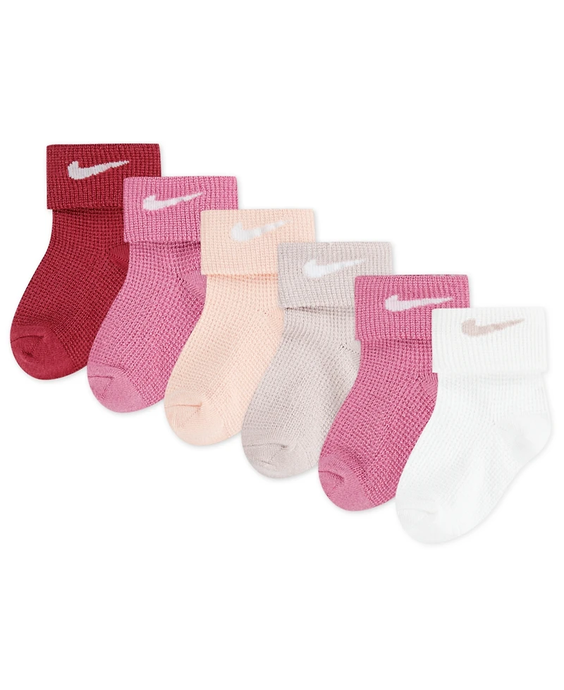 Nike Baby 6-Pack Waffle Knit Socks