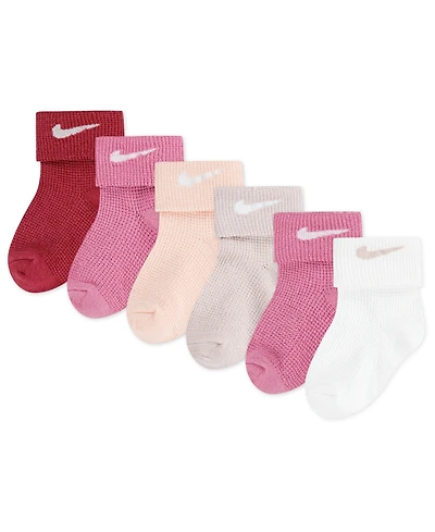 Nike Baby 6-Pack Waffle Knit Socks
