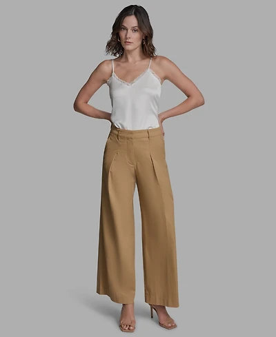 Bcbg Women's Pleated Wide-Leg Pants