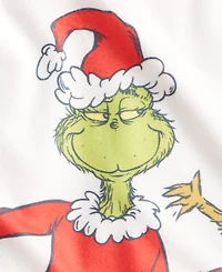 Grinch Girls' 4-10 Long-Sleeve Tops and Pants, 4-Piece Set