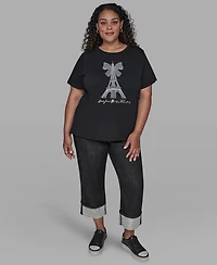 Karl Lagerfeld Paris Plus Crystal T-Shirt