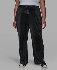Karl Lagerfeld Paris Plus Side Tweed Trackpants