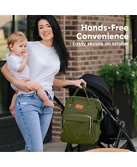 KeaBabies Original Diaper Bag Backpack, Multi-Functional Baby Bags with Changing Pad