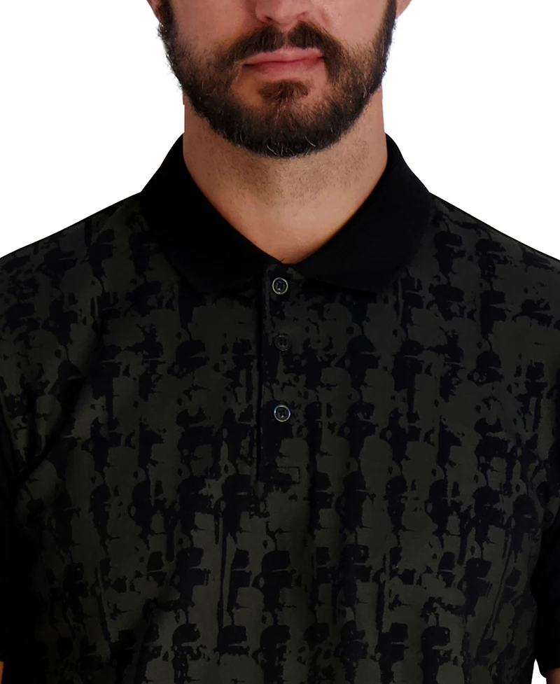Karl Lagerfeld Paris Men's Polo Neck T-Shirt