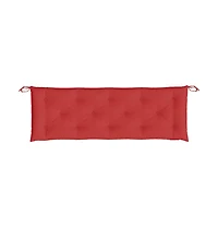 vidaXL Garden Bench Cushions 2 pcs Red 59.1"x19.7"x2.8" Oxford Fabric