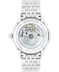 Movado Men's Calendoplan Swiss Automatic Stainless Steel Watch, 40mm