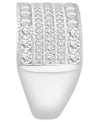 Diamond Multi-Row Statement Ring (2 ct. t.w.) in 14K White Gold