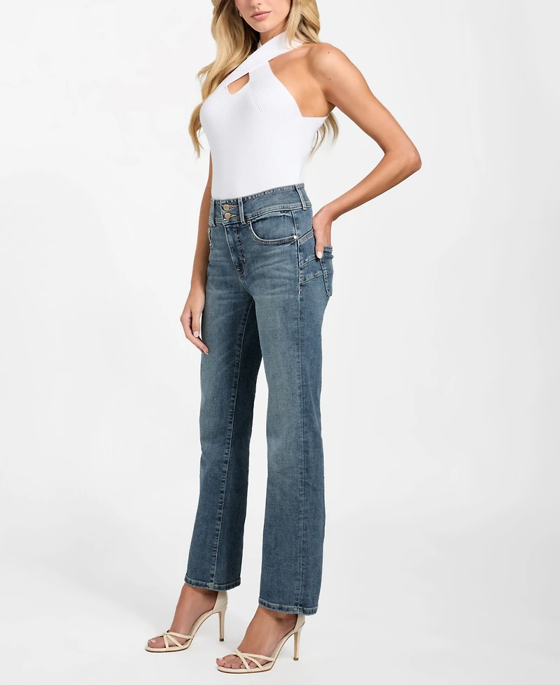 Guess Women's Shape-Up Straight Leg Jeans