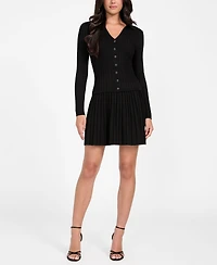 Guess Women's Pleated Miranda Sweater Skirt