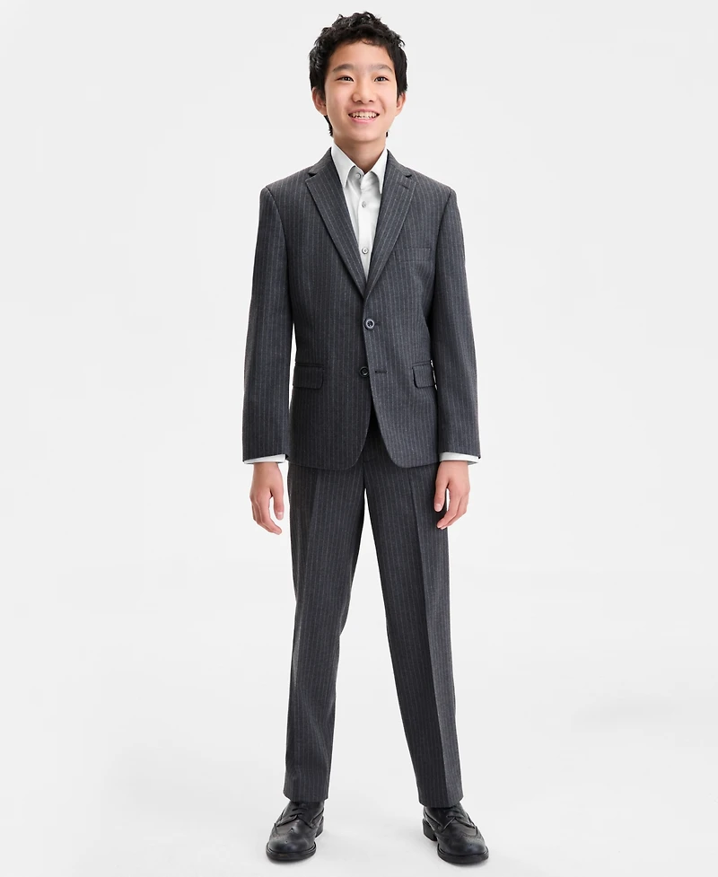 Michael Kors Boys Single Breasted Pinstripe Jacket