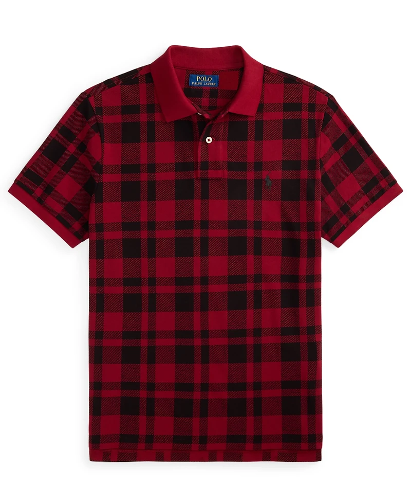 Polo Ralph Lauren Men's Holiday Short Sleeve Polo Shirt - Edged Overcheck