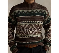 Polo Ralph Lauren Men's Geometric Pattern Long Sleeve Sweater