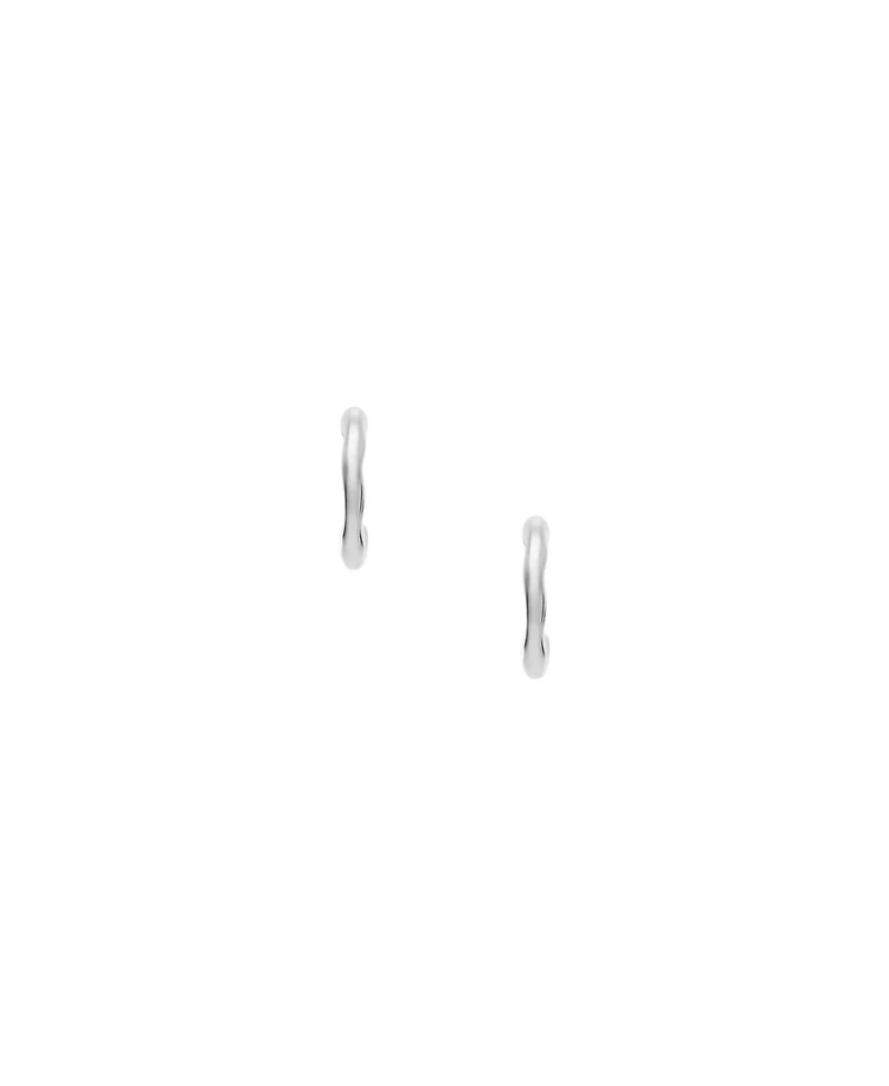 Skagen Women's Moderne Stak Silver-Tone Stainless Steel Hoop Earrings