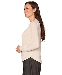 Democracy Women's Long Smocked Sleeve Top