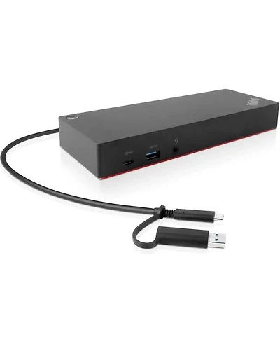 Lenovo ThinkPad Universal Usb-c Dock with 135W Power Adapter, Black