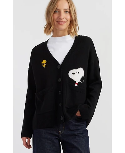 Chinti & Parker Women's Wool-Cashmere Peek Pocket Cardigan