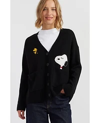 Chinti & Parker Women's Wool-Cashmere Peek Pocket Cardigan