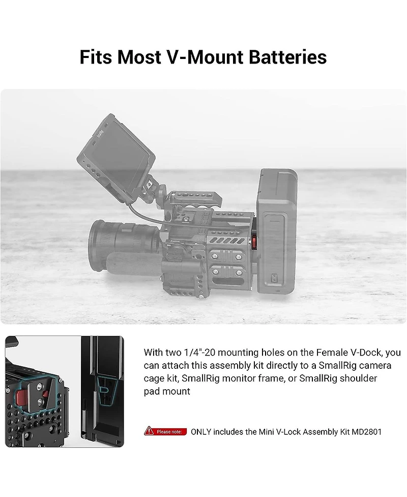 SmallRig Mini V-Lock Assembly Kit