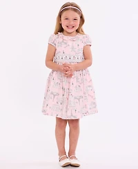 Bonnie Jean Toddler and Little Girls Paris Smocked Dress