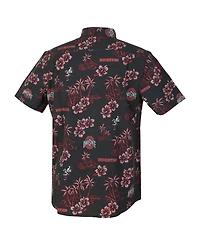 Reyn Spooner Men's Black Ohio State Buckeyes Kekai Classic Tri-Blend Button-Down Shirt