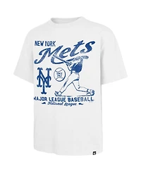 '47 Brand Men's White New York Mets Regional Batter Foundation T-Shirt