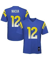 Outerstuff Big Boys and Girls Puka Nacua Royal Los Angeles Rams Replica Player Jersey