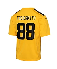 Nike Big Boys and Girls Pat Freiermuth Gold Pittsburgh Steelers Alternate 1933 Throwback Game Jersey