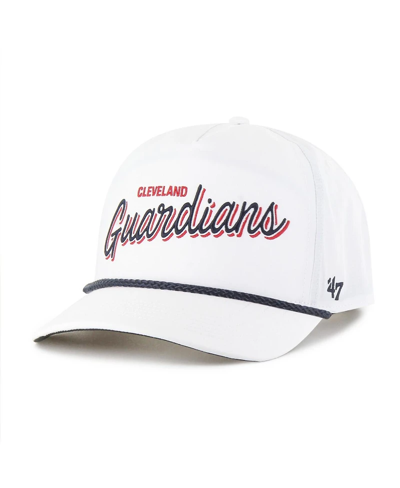 '47 Brand Men's White Cleveland Guardians Brrr Fairway Hitch Adjustable Hat