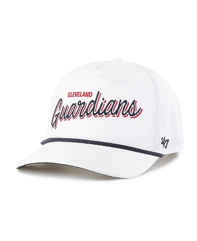 '47 Brand Men's White Cleveland Guardians Brrr Fairway Hitch Adjustable Hat