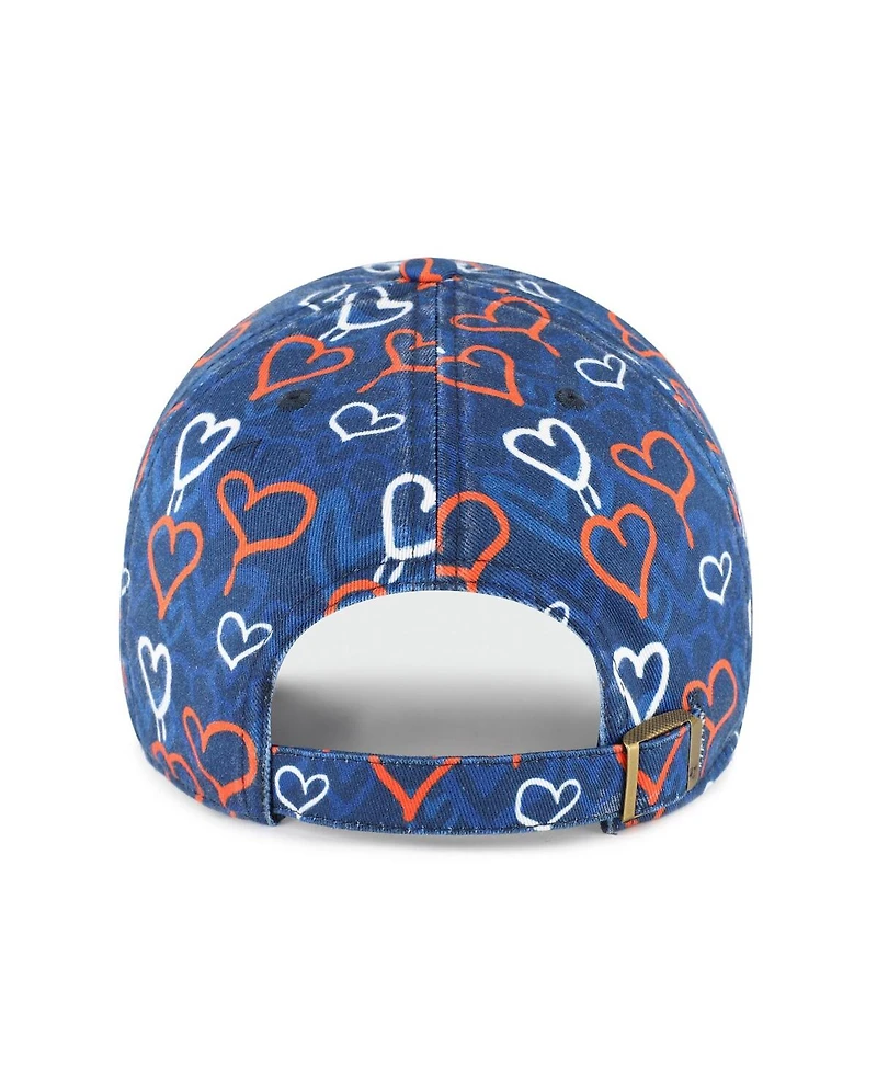 '47 Brand Girls Toddler Navy Denver Broncos Mural Clean Up Adjustable Hat