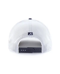 '47 Brand Men's Navy Atlanta Braves Brrr Downburst Mesh Hitch Adjustable Hat