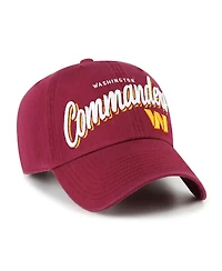 '47 Brand Women's Burgundy Washington Commanders Ariana Clean Up Adjustable Hat