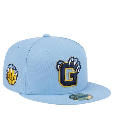 New Era Men's Light Blue Memphis Grizzlies Deceptor 59FIFTY Fitted Hat