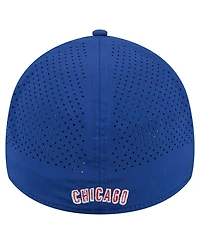 New Era Men's Royal Chicago Cubs 39THIRTY A-Frame Perforated Flex Hat
