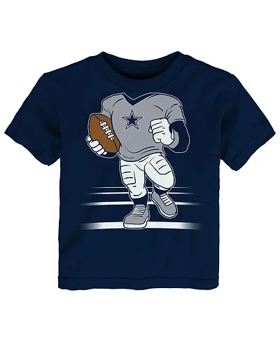 Outerstuff Toddler Navy Dallas Cowboys Game Fit T-Shirt