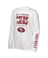Outerstuff Big Boys and Girls San Francisco 49ers The Mix Combo T-Shirt Set