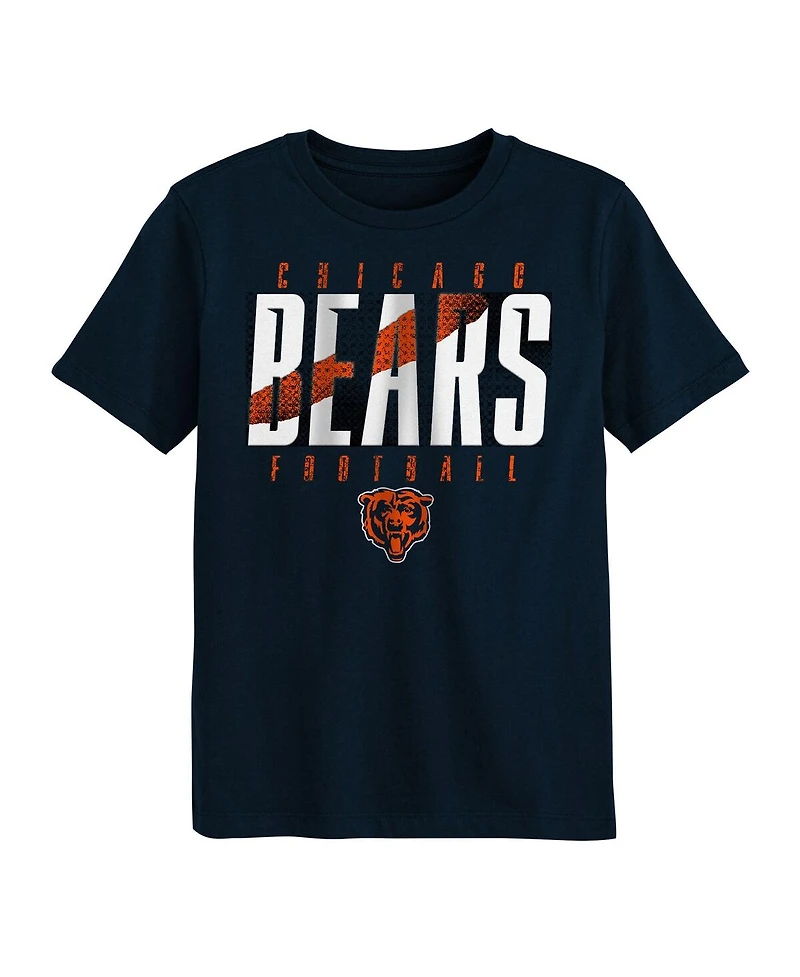 Outerstuff Preschool Navy Chicago Bears Posterize T-Shirt