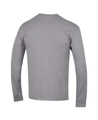 Champion Men's Heather Gray Georgia Bulldogs Basic Arch Long Sleeve T-Shirt