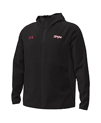 Under Armour Men's Black Maryland Terrapins Unstoppable Raglan Full-Zip Jacket